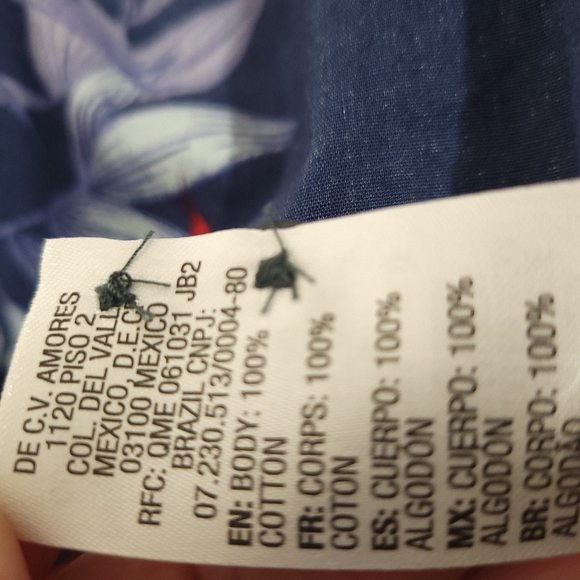 Quiksilver Scorpion Forest Cotton  Short Sleeve Shirt,Red Navy XXL - Picture 13 of 13